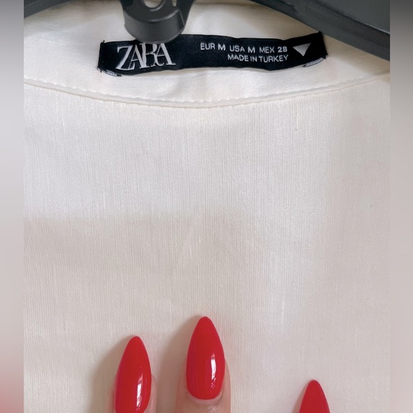 Elastic Linen Blend Bodysuit with cut-out detail - Picture 6 of 6